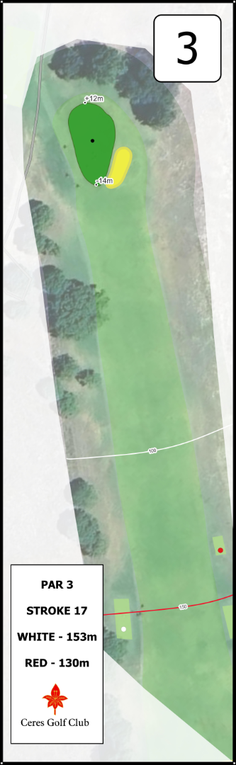Course Layout - Hole 3