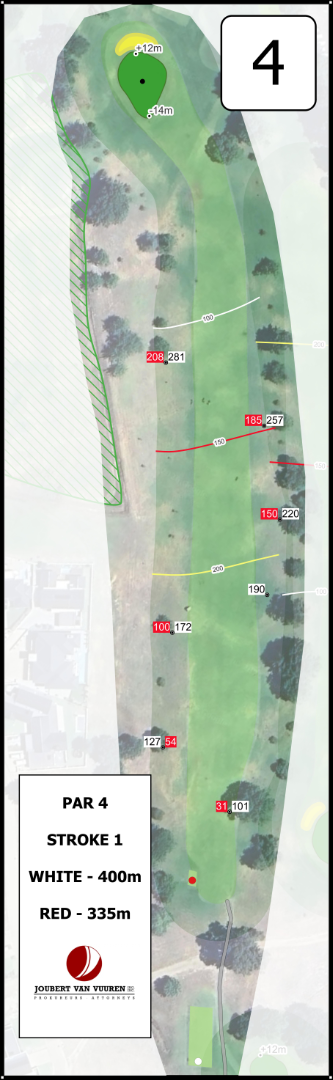 Course Layout - Hole 4