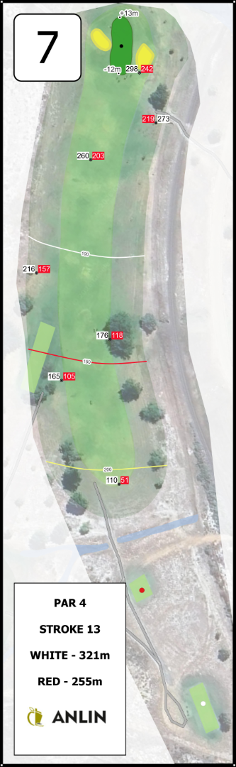 Course Layout - Hole 7