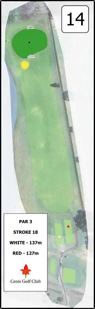 Course Layout - Hole 14